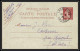 75100 20c Brun SEC H1 Date 240 Vert Crème Lyon Gare 1923 Semeuse Entier Postal Stationery Carte Postale Postcard France - Standard- Und TSC-AK (vor 1995)