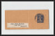 75061 10c BLEU Camée SEC F1 Date 732 Munster Semeuse Entier Postal Stationery Bande Journal Wrapper France - Streifbänder