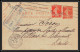 75075 10c Rouge Camée SEC E Villers Les Blamont 1921 Semeuse + Complément Entier Postal Carte Postale Postcard France - Cartes Postales Types Et TSC (avant 1995)