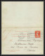 75072 10c Rouge Camée SEC E5 Avec Réponse Date 405 Semeuse 1921 Entier Postal Stationery Carte Postale Postcard France - Cartes Postales Types Et TSC (avant 1995)