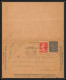 75029 15c Lignée SEL B1a Semeuse + Complément Date 932 Entier Postal Stationery Carte Lettre Paris 1920 France - Letter Cards