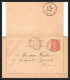 75002 10c Lignée SEL A7f Date 623 Semeuse Entier Postal Stationery Carte Lettre France Selonge Cote D'or 1906 - Kaartbrieven