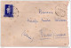 1952 LETTERA CON ANNULLO TRAPANI + PASSO PISCIANO CATANIA - 1946-60: Marcofilie