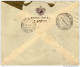 1937  LETTERA ESPRESSO  INTESTATA HOTEL FLORENCE CON ANNULLO FIRENZE  + MESS. MILANO - ROMA - Correo Urgente