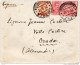 1917 LETTERA  ESPRESSO CON ANNULLO VALENZA ALESSANDRIA  + ALESSANDRIA - OVADA - Eilsendung (Eilpost)