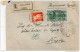 1933 LETTERA RACCOMANDATA   ESPRESSO   CON ANNULLO  MACCARESE  ROMA - Eilsendung (Eilpost)