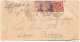 1923  LETTERA  ESPRESSO CON ANNULLO FINALE EMILIA  + MODENA ESPRESSI IN ROSSO - Poste Exprèsse