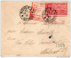 1916  LETTERA  ESPRESSO CON ANNULLO NOVARA + AMB. TORINO - MILANO - Express Mail