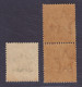 British India Used In Kuwait 1923 SG. 3, 6, King GV. INVERTED Overprinted KUWAIT Pair & Single, MH* (4 Scans) - Kuwait