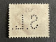 FRANCE S N° 139 Semeuse S.L.142 Indice 3 Perforé Perforés Perfins Perfin Superbe ! - Altri & Non Classificati