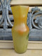 Delcampe - Grand Vase Verre Emaillé Legras Décor Fleurs Signé Leg - Glas & Kristall