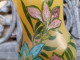 Delcampe - Grand Vase Verre Emaillé Legras Décor Fleurs Signé Leg - Vetro & Cristallo