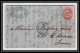 35324 N°16 Victoria 4p Rose London St Etienne France 1860 Cachet 82 Lettre Cover Grande Bretagne England - Brieven En Documenten