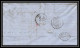 35321 N°16 Victoria 4p Rose London St Etienne France 1858 Cachet 76 Lettre Cover Grande Bretagne England - Storia Postale