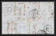 35323 N°16 Victoria 4p Rose London St Etienne France 1860 Cachet 81 Lettre Cover Grande Bretagne England - Cartas & Documentos