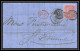 35314 N°16 Victoria 4p Rose London St Etienne France 1861 Cachet 45 Lettre Cover Grande Bretagne England - Briefe U. Dokumente