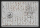 35302 N°16 Victoria 4p Rose London St Etienne France 1859 Cachet 21 Lettre Cover Grande Bretagne England - Cartas & Documentos