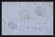 35296 N°16 Victoria 4p Rose London St Etienne France 1860 Cachet 18 Lettre Cover Grande Bretagne England - Covers & Documents