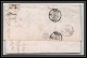 35287 N°16 Victoria 4p Rose London St Etienne France 1860 Cachet 18 Lettre Cover Grande Bretagne England - Lettres & Documents