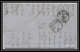 35279 N°16 Victoria 4p Rose London St Etienne France 1861 Cachet 12 Lettre Cover Grande Bretagne England - Lettres & Documents