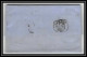 35281 N°16 Victoria 4p Rose London St Etienne France 1860 Cachet 12 Lettre Cover Grande Bretagne England - Covers & Documents