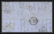 35265 N°16 Victoria 4p Rose London St Etienne France 1860 Cachet 8 Lettre Cover Grande Bretagne England - Brieven En Documenten