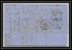 35261 N°16 Victoria 4p Rose London St Etienne France 1860 Cachet 3 Lettre Cover Grande Bretagne England - Lettres & Documents