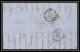 35258 N°16 Victoria 4p Rose London St Etienne France 1860 Cachet 1 Lettre Cover Grande Bretagne England - Lettres & Documents