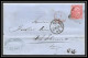 35247 N°19 40c Rose Milano Staz St Etienne France Lettre Cover Italie Italia Italy Lettre Cover Vittorio Emanuele 2 - Marcofilía