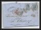 35069 N°23 20C Bleu Milano Staz St Etienne France Lettre Cover Italie Italia Italy Lettre Cover Vittorio Emanuele 2 - Marcophilia