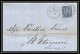 35010 N°36 25C Bleu Milano St Etienne Francelettre Cover Italie Italia Italy Lettre Cover Umberto I - Poststempel