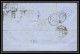 35909 N°26 + 32 Victoria London St Etienne France 1865 Lettre Cover Grande Bretagne England - Covers & Documents