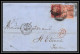 35910 N°26 + 32 Victoria London St Etienne France 1865 Lettre Cover Grande Bretagne England - Brieven En Documenten