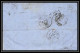 35878 N°32 Victoria 4p Red London St Etienne France 1869 Cachet EC78 Lettre Cover Grande Bretagne England - Cartas & Documentos