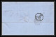 35883 N°32 Victoria 4p Red London St Etienne France 1869 Cachet EC79 Lettre Cover Grande Bretagne England - Cartas & Documentos