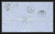 35799 N°32 Victoria 4p Red London St Etienne France 1864 Cachet 92 Lettre Cover Grande Bretagne England - Covers & Documents