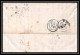 35782 N°32 Victoria 4p Red London St Etienne France 1864 Cachet 88 Lettre Cover Grande Bretagne England - Lettres & Documents