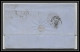 35766 N°32 Victoria 4p Red London St Etienne France 1866 Cachet 85 Lettre Cover Grande Bretagne England - Lettres & Documents