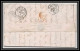 35732 N°32 Victoria 4p Red London St Etienne France 1867 Cachet 76 Lettre Cover Grande Bretagne England - Brieven En Documenten