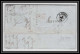 35717 N°32 Victoria 4p London St Etienne France 1867 Cachet 73 Paire Lettre Cover Grande Bretagne England - Covers & Documents