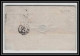 35695 N°32 Victoria 4p Red London St Etienne France 1867 Cachet 71 Lettre Cover Grande Bretagne England - Covers & Documents
