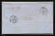 35700 N°32 Victoria 4p Red London St Etienne France 1863 Cachet 71 Lettre Cover Grande Bretagne England - Covers & Documents