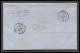 35700 N°32 Victoria 4p Red London St Etienne France 1863 Cachet 71 Lettre Cover Grande Bretagne England - Cartas & Documentos