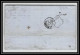 35689 N°32 Victoria 4p Red London St Etienne France 1868 Cachet 49 Lettre Cover Grande Bretagne England - Lettres & Documents