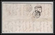 35690 N°32 Victoria 4p Red London St Etienne France 1868 Cachet 49 Lettre Cover Grande Bretagne England - Storia Postale