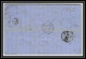 35652 N°32 Victoria 4p Red London St Etienne France 1864 Cachet 46 Lettre Cover Grande Bretagne England - Lettres & Documents