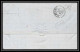 35638 N°32 Victoria 4p Red London St Etienne France 1867 Cachet 46 Lettre Cover Grande Bretagne England - Storia Postale