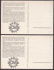 Yugoslavia 1984 Maximum Cards Europa CEPT Mi. 2046-47   (27149 - Andere & Zonder Classificatie