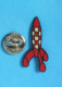 1 PIN'S //   **  LA FUSÉE / TINTIN & MILOU / OBJECTIF LUNE ** . (©Herger . ML 01 Atlas) - BD