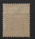 Maroc N°5*. Surcharge Carmin . Cote 35€. - Unused Stamps